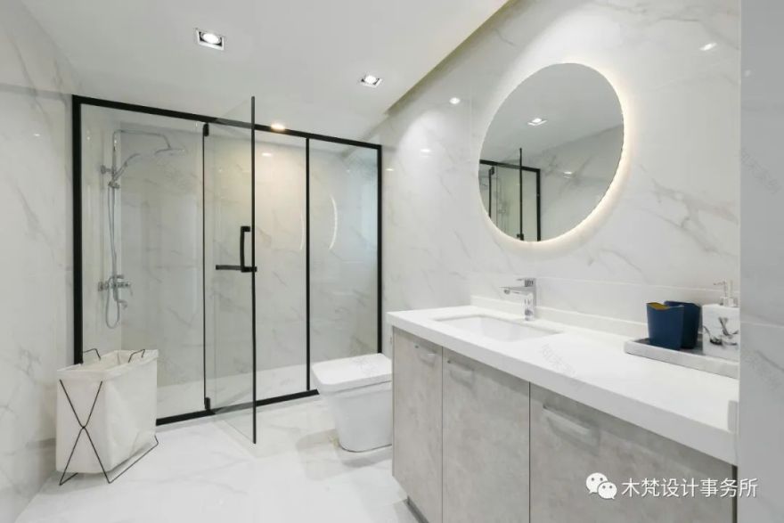 上海中华大厦现代简约私人住宅设计-71