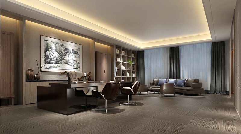 内蒙古奈曼旗腾格里溪集团综合楼室内设计-12