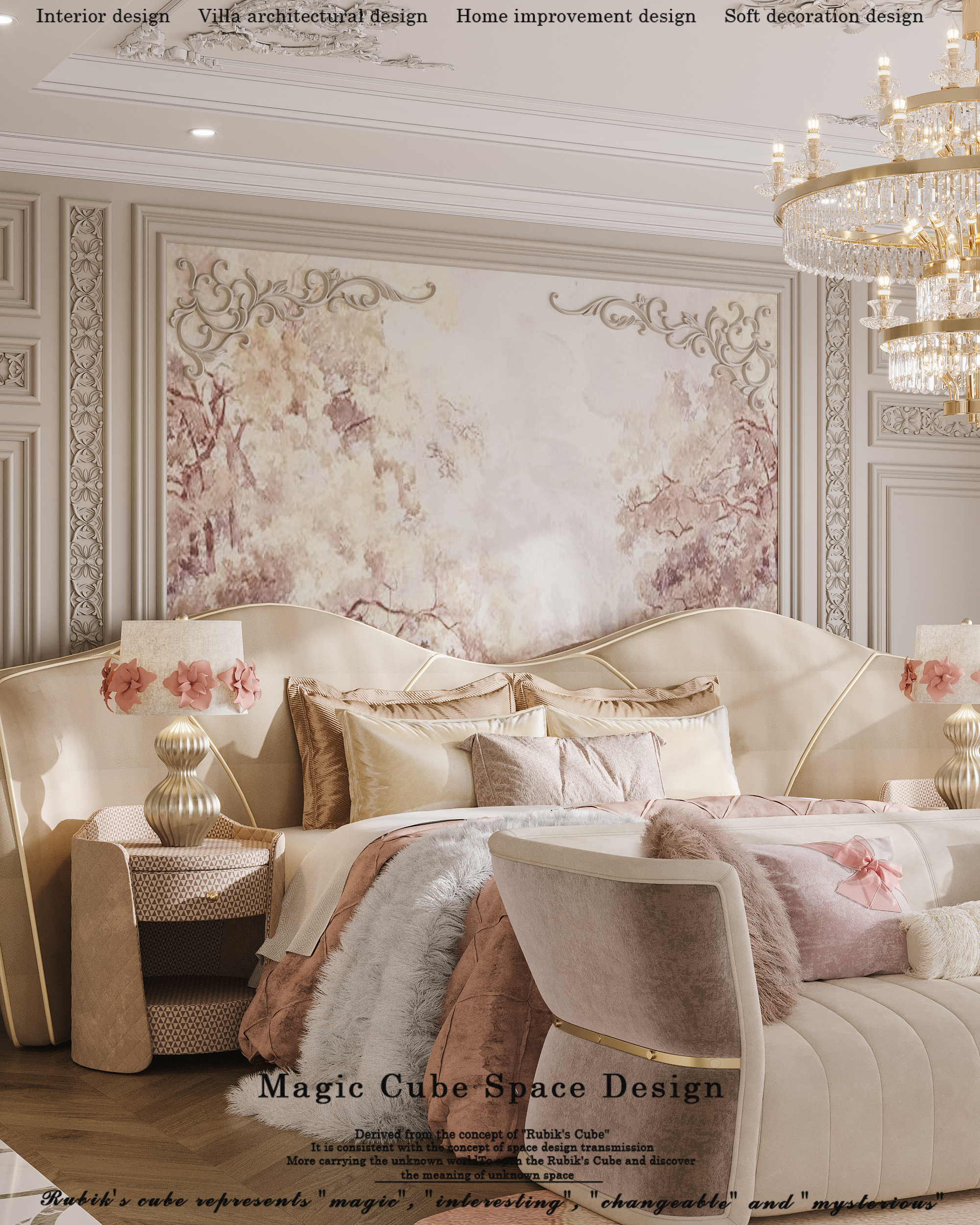 浙江•法式复古别墅设计丨中国浙江丨魔方空间设计-27