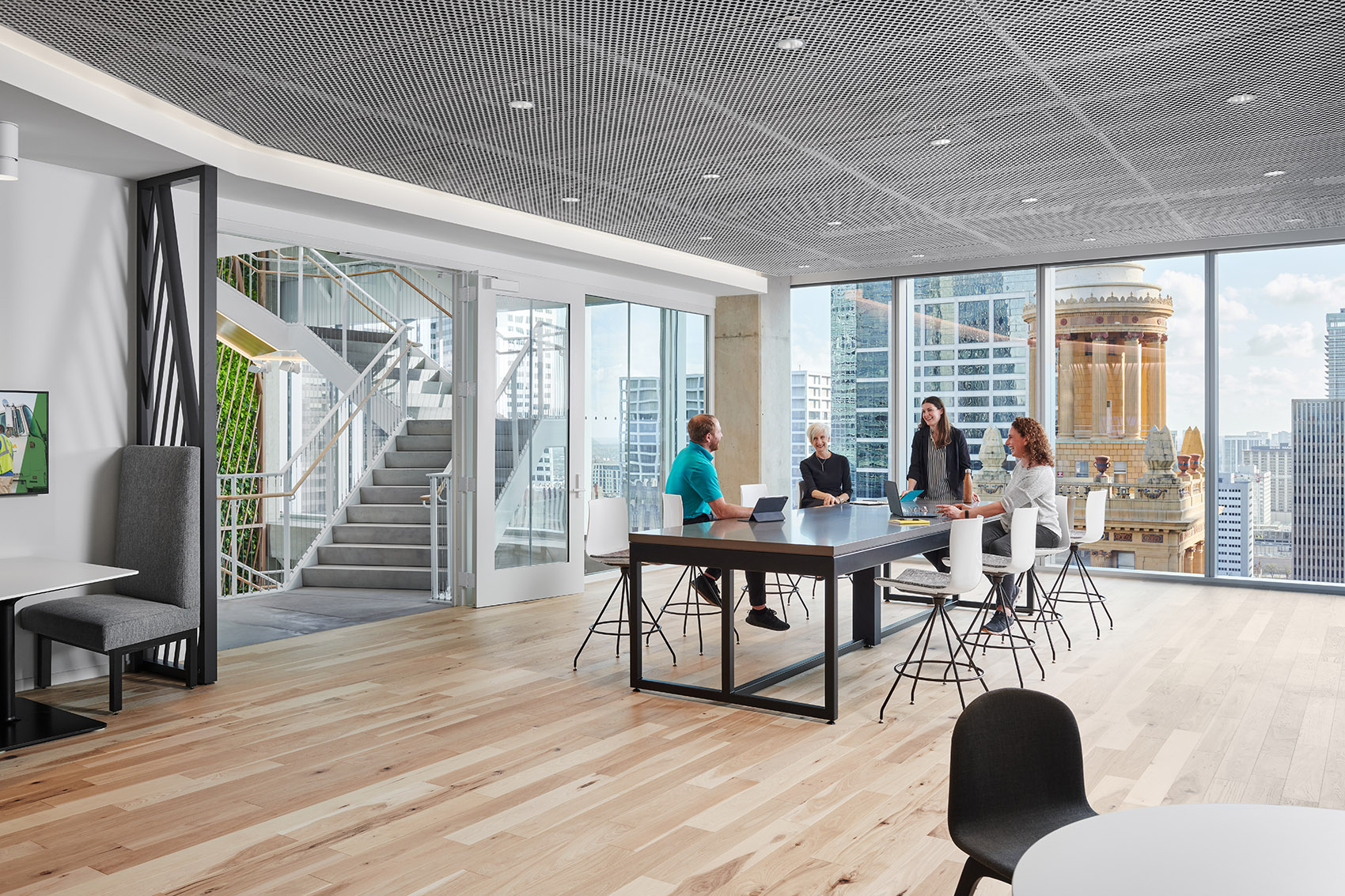 美国废物管理公司总部丨Perkins&Will-5