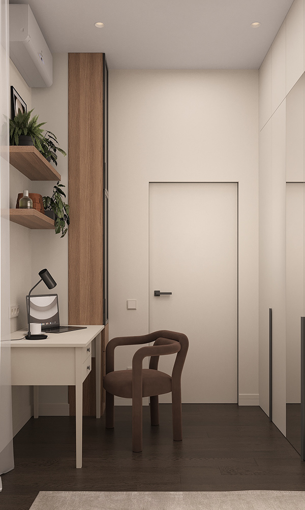 四口之家120平现代设计住宅-50