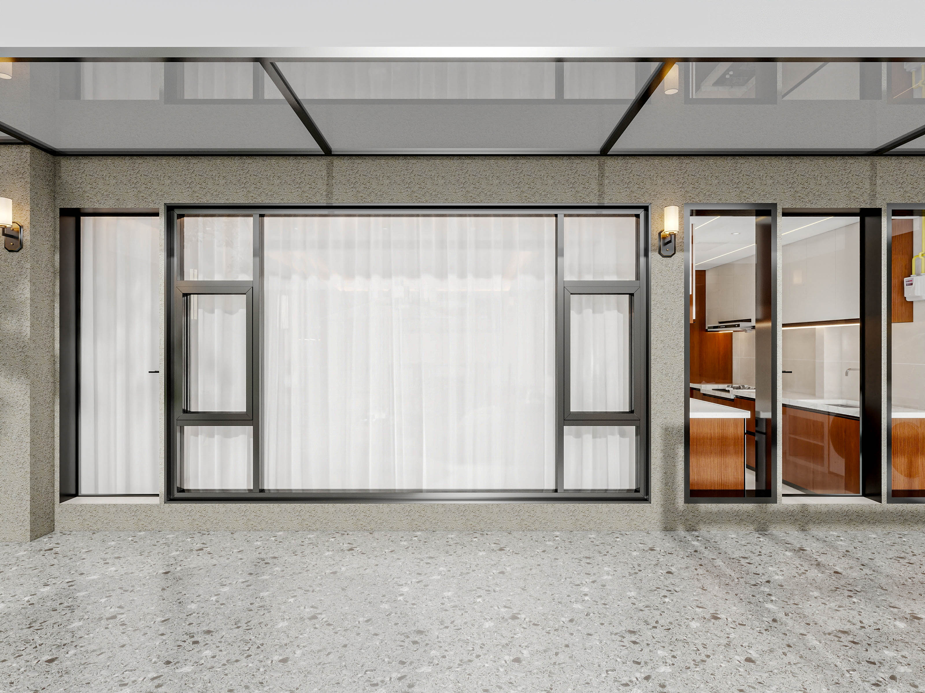 四川成都成都合院（376平方底跃简约中式三居室）-81