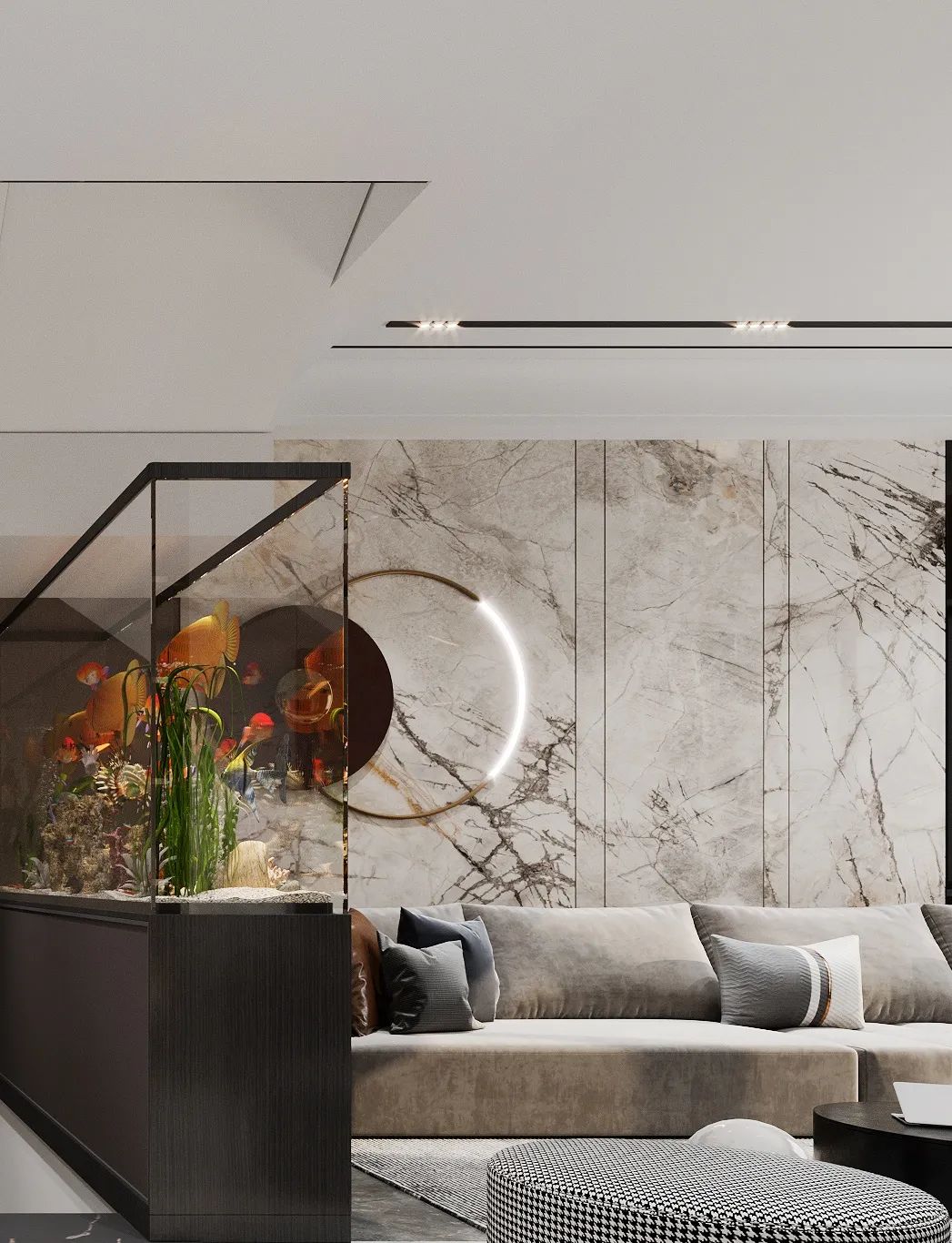 现代宜昌弘扬·拉菲小镇 320㎡岁月芳华丨中国宜昌丨宜昌十翼空间装饰设计事务所-31