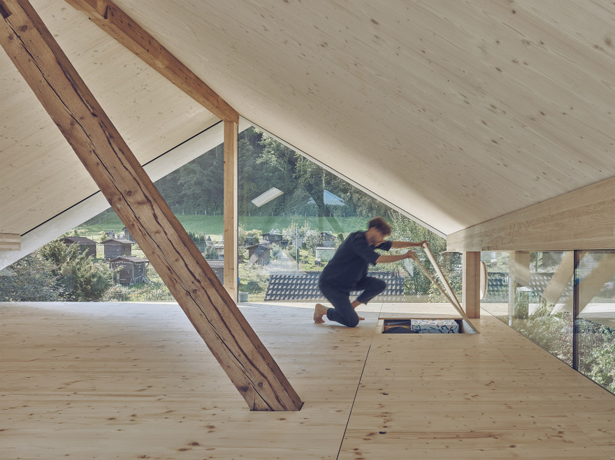 飞檐住宅丨Lorenz Bachmann Architect ETH SIA-22