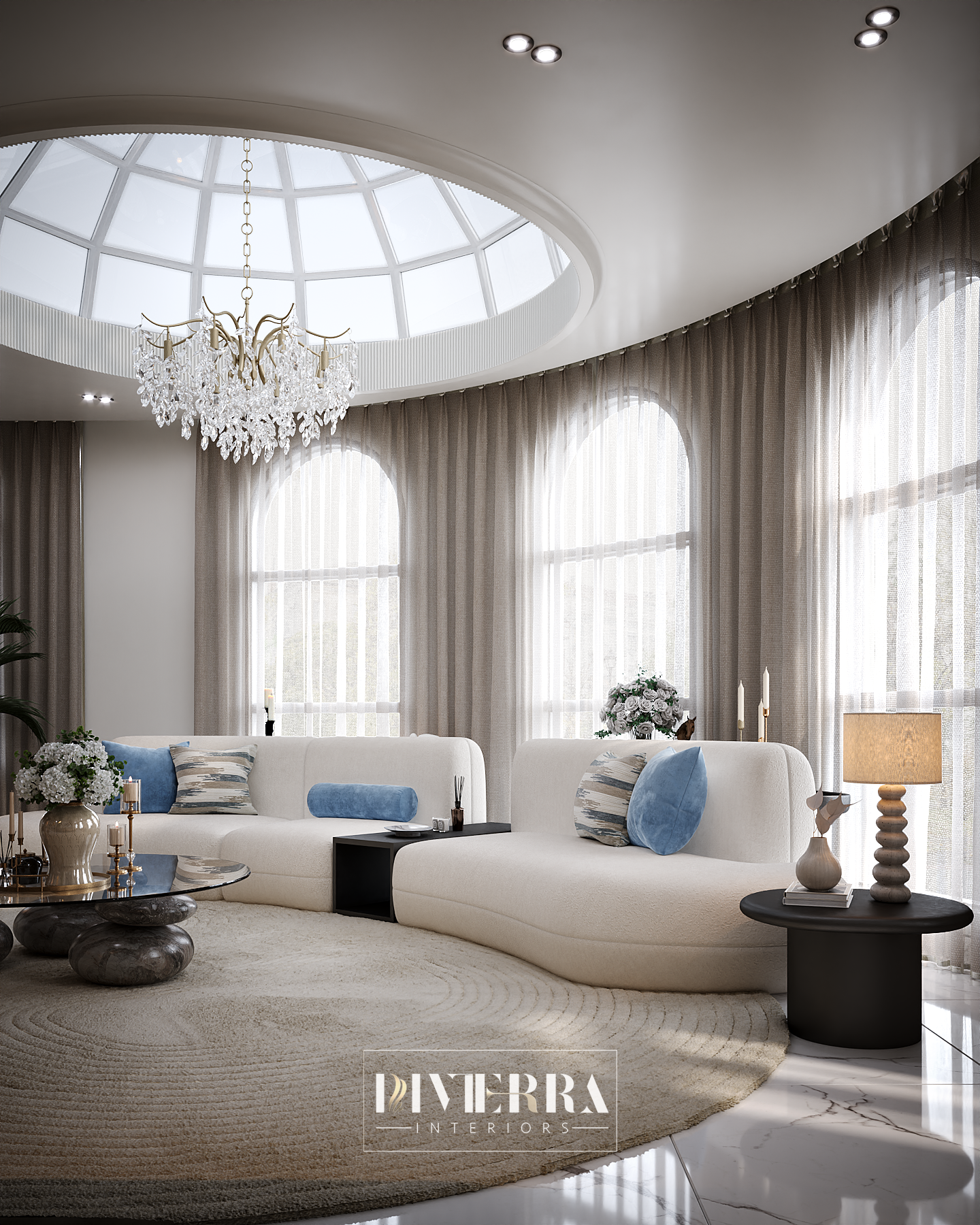 Luxury Family Living Room - Doha-1