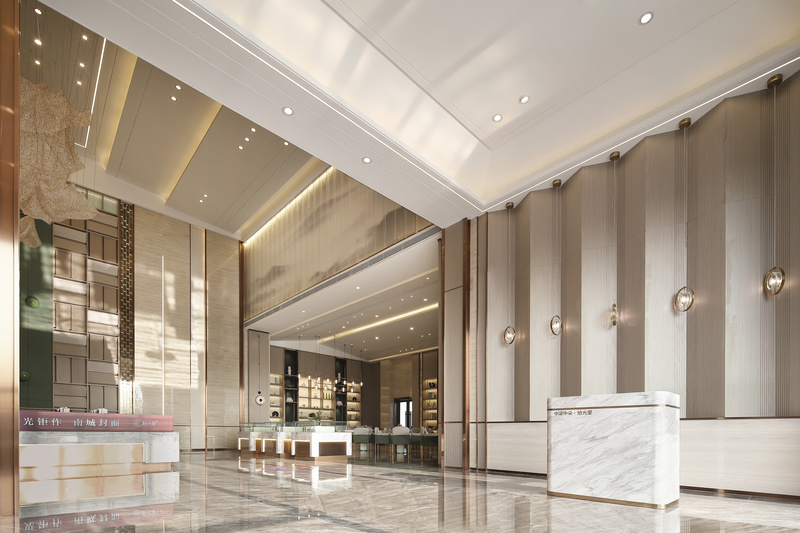 游牧之城的绿色低奢售楼处-6