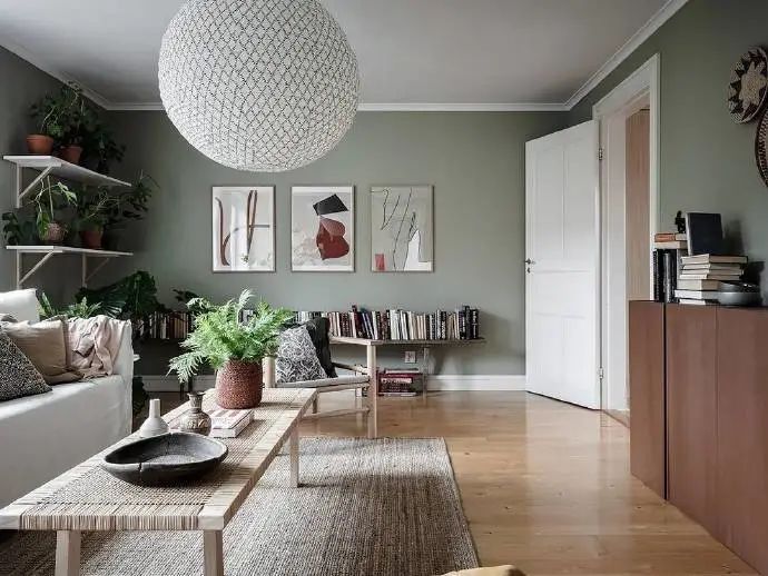 森系公寓 | 绿植与原木的完美融合-8