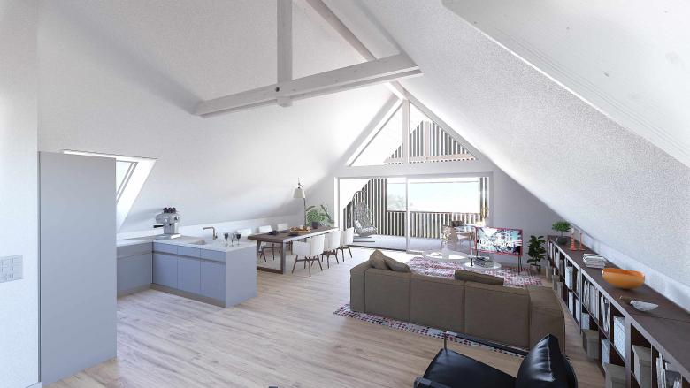 Hohermuth Architektur丨Überbauung Oberdorf丨瑞士-15