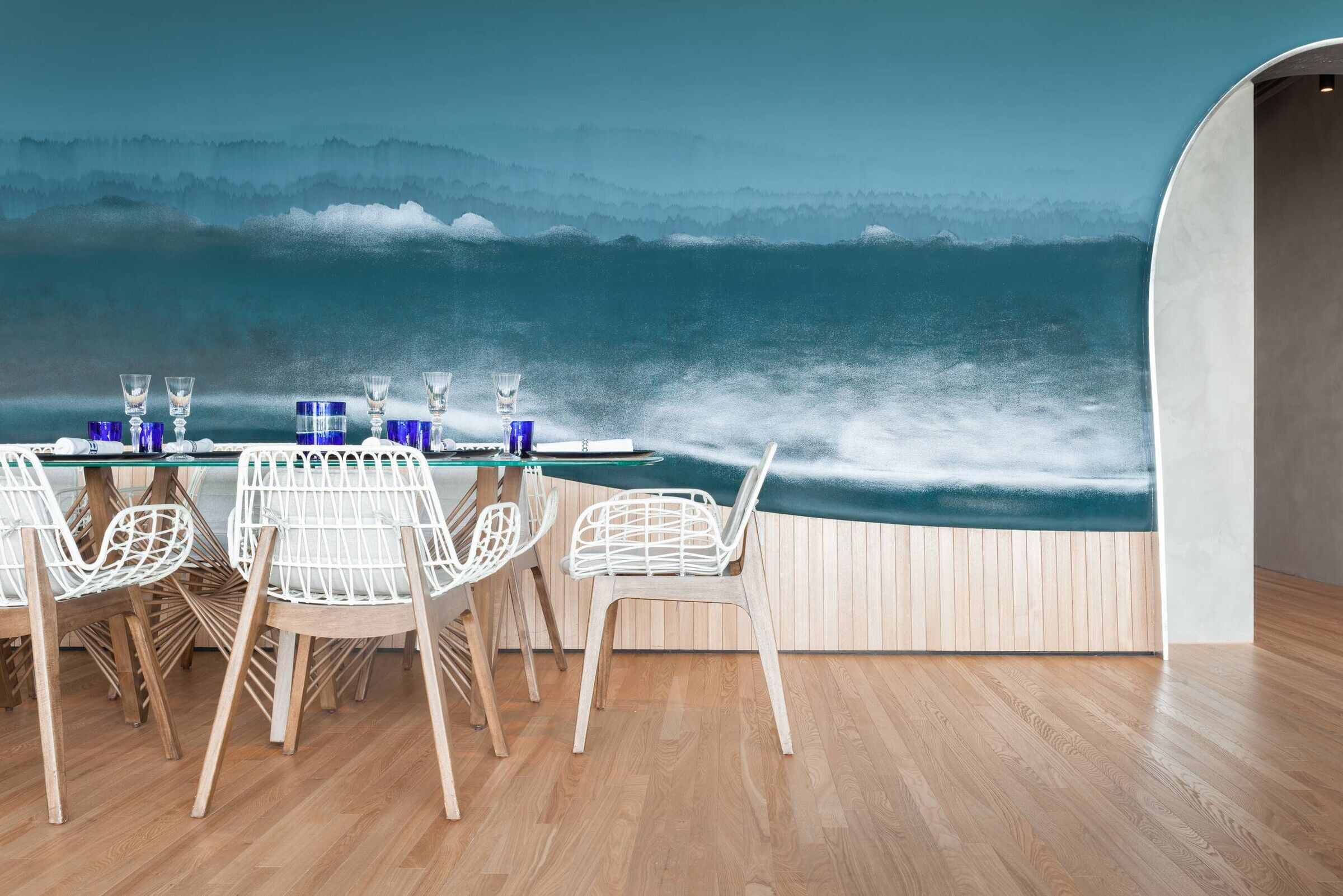 香港海洋餐厅 · 沉浸式海洋主题设计丨中国香港丨A Work of Substance-7