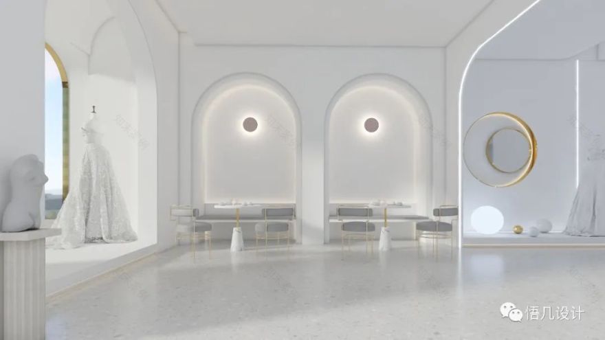 潜江尤美婚纱店,浪漫优雅的室内设计-10