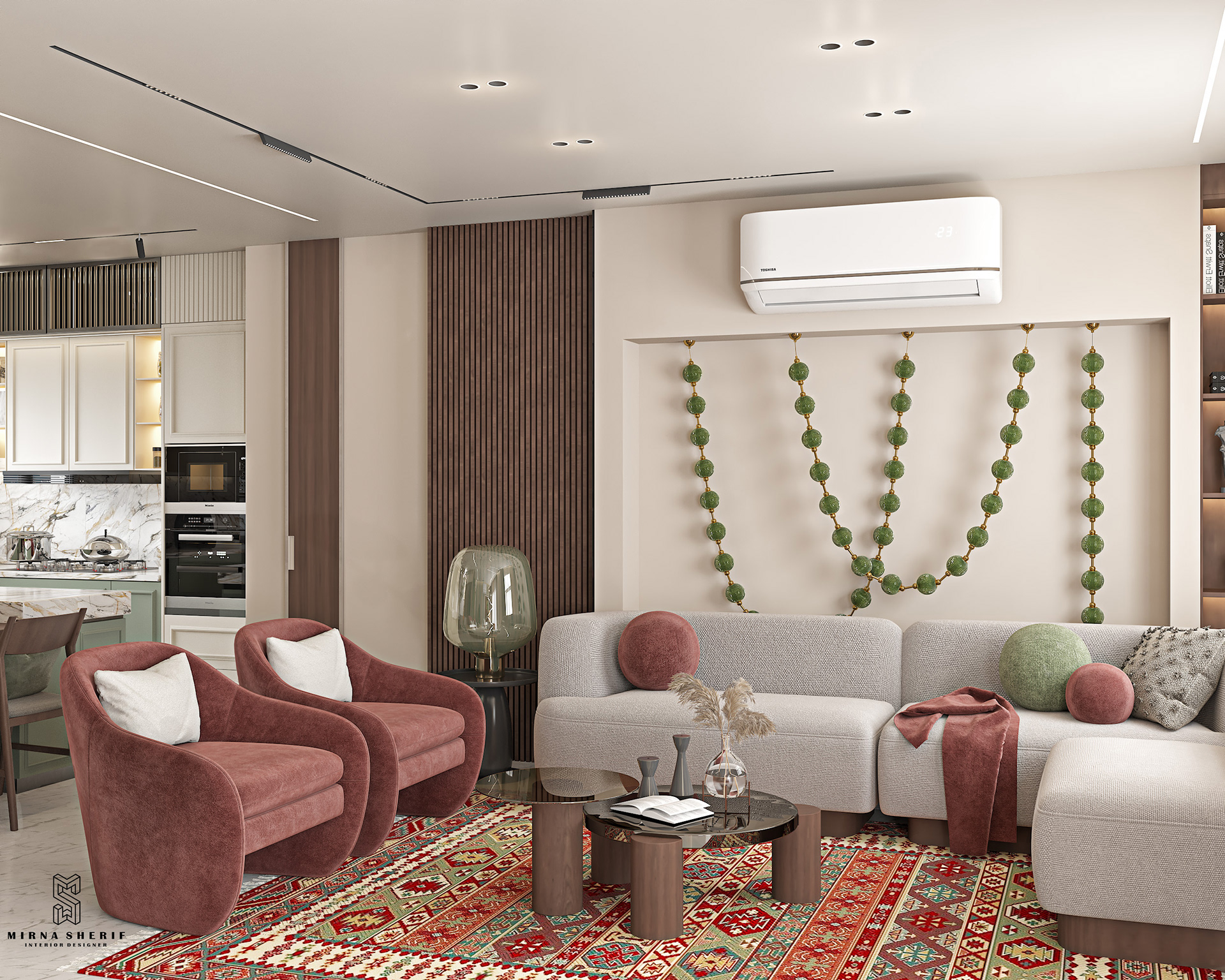 客厅丨埃及丨mirnasherif.interiordesign-16