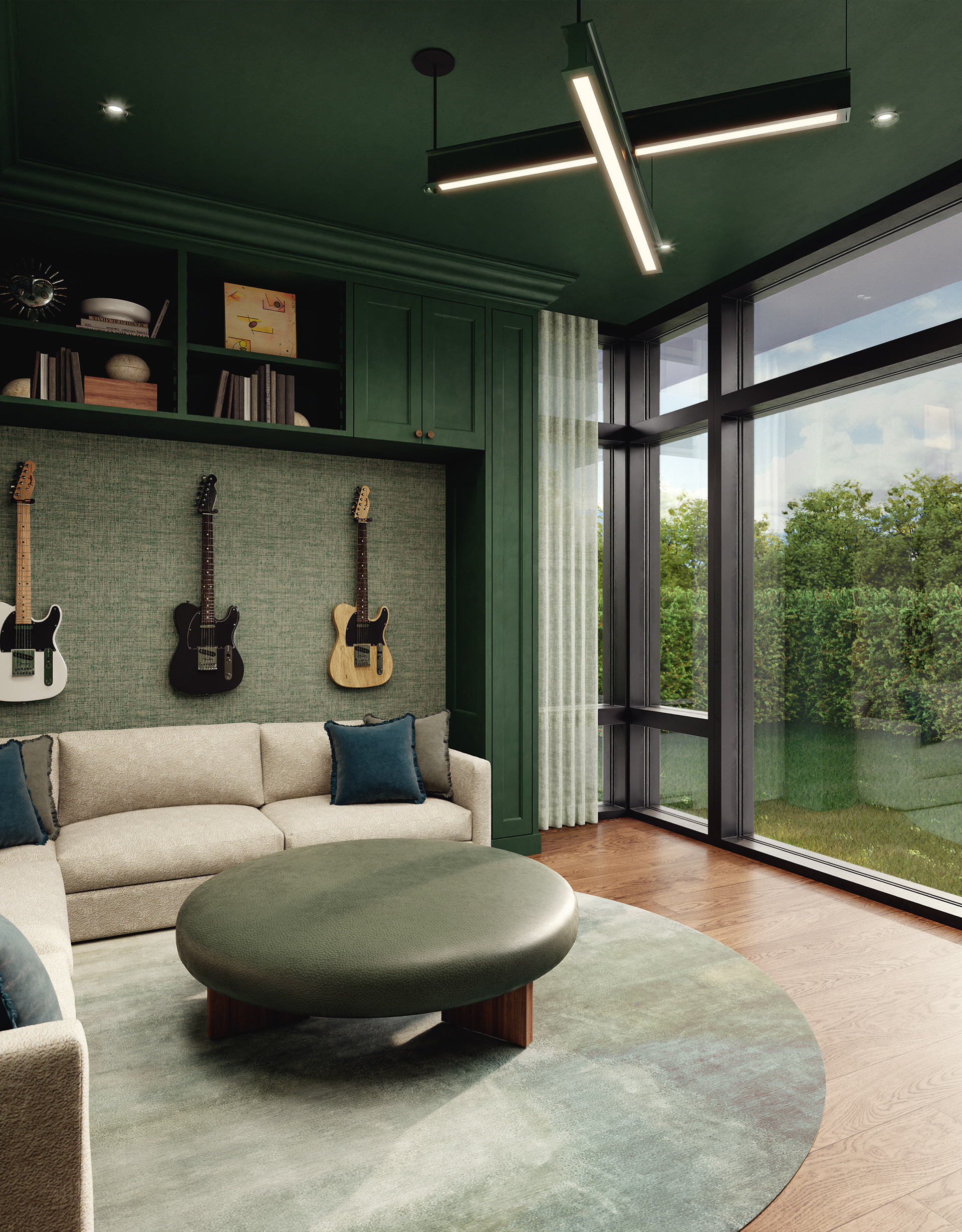 住宅室内装饰（注：这里interior常见理解为室内装饰、内部装修等意思，结合Residential House，这样翻译比较符合语境） 丨Canada丨Base A Studio-19