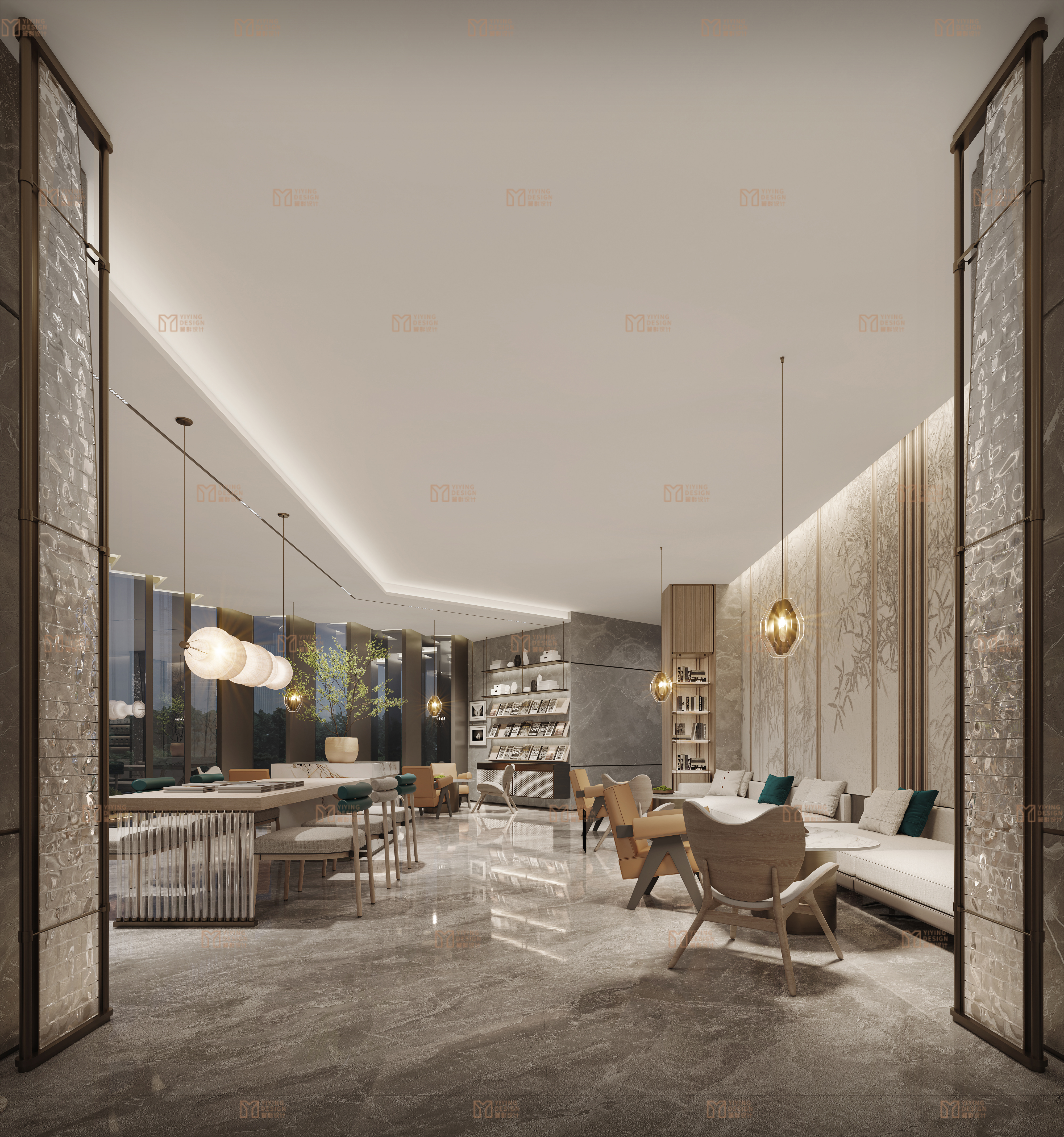 亚朵酒店案例┃酒店┃效果图-5