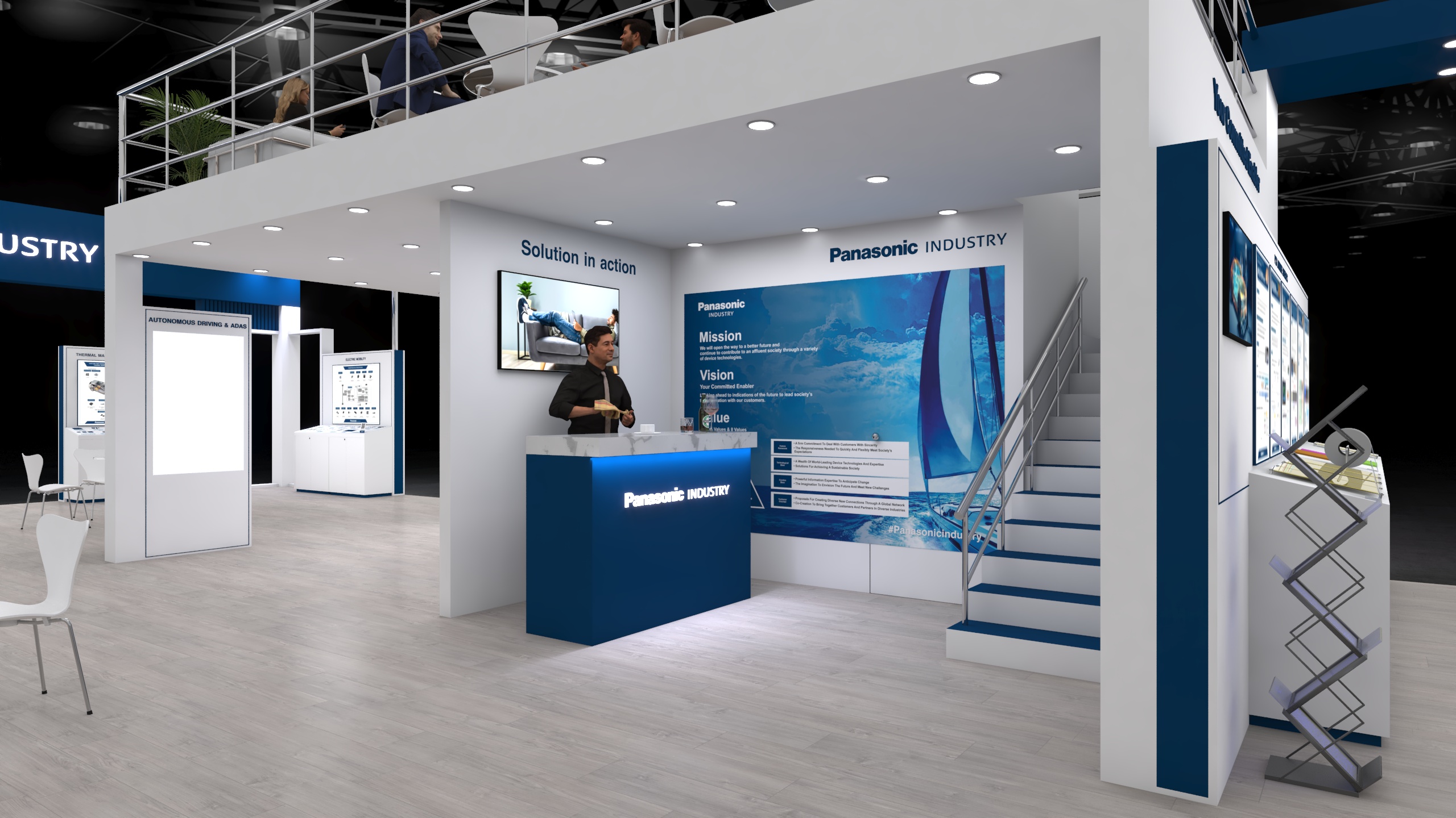 Panasonic Industries Electronica booth-16