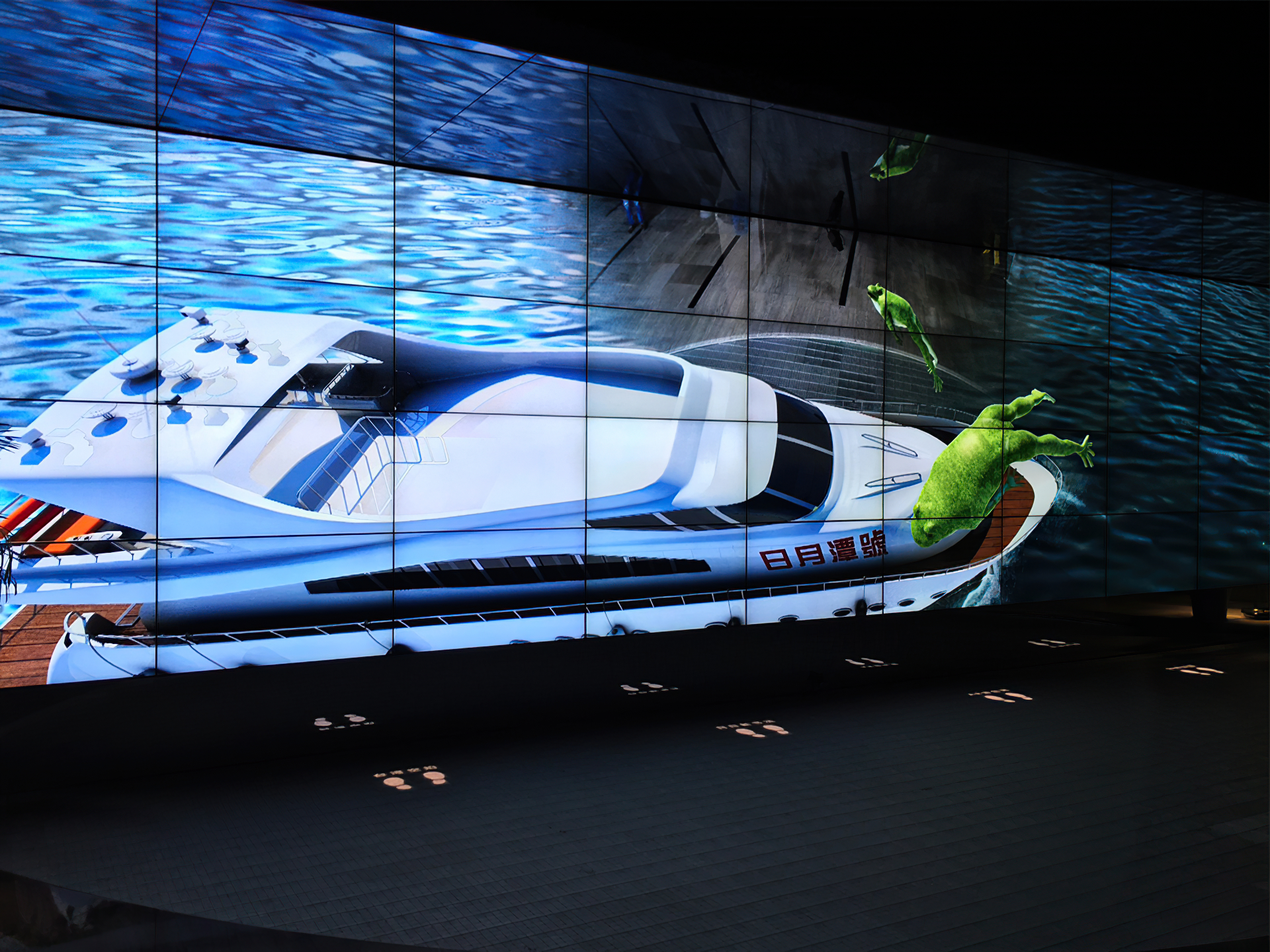 冠捷科技总部大厅迎宾互动展示墙丨乐亦非凡 Smartjoy-22