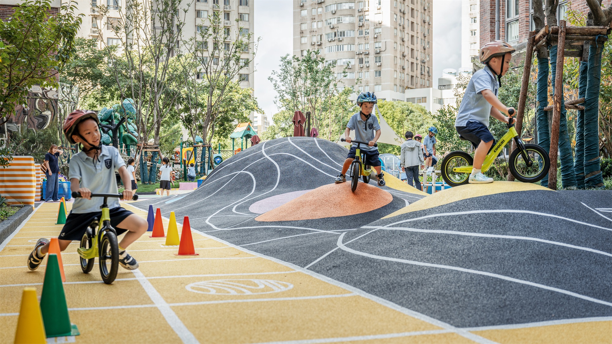 飞行棋幼儿园(上海市徐汇区科技幼儿园文定园景观提升)丨中国上海丨VIA维亚景观-76