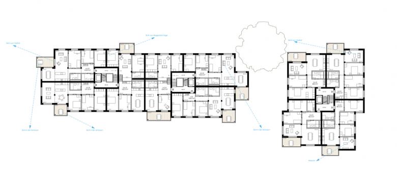 苏黎世 Thujastrasse 住宅区替代新建筑丨瑞士苏黎世丨Andri Cajos Architekten AG-4