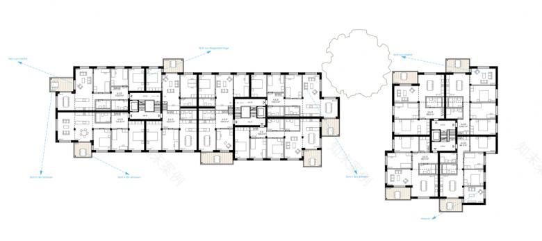 苏黎世 Thujastrasse 住宅区替代新建筑丨瑞士苏黎世丨Andri Cajos Architekten AG-4