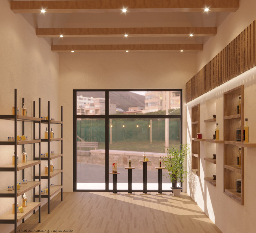 巴勒斯坦农产品商店室内设计-19