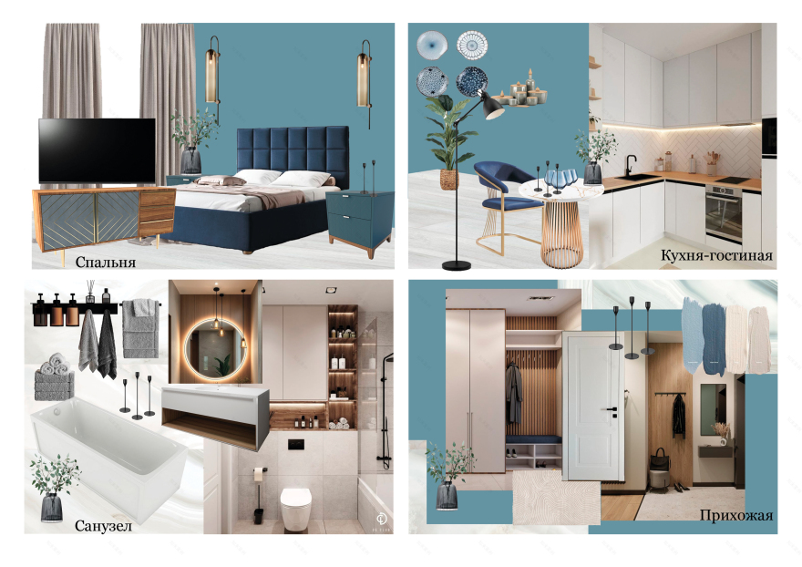 现代斯堪的纳维亚风格一居室公寓设计-18