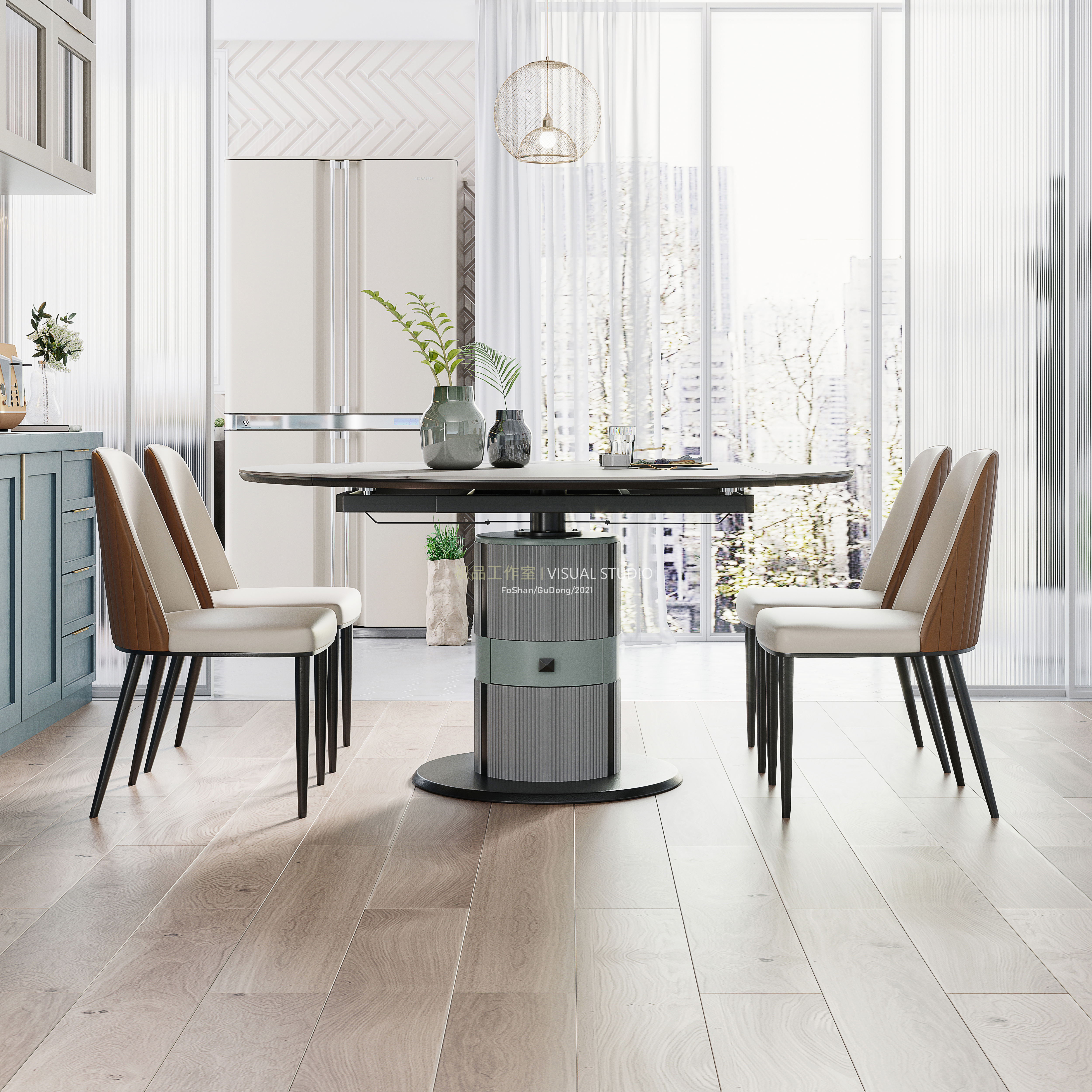 2款北欧多功能餐桌-8