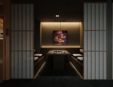 居酒屋，烧鸟店空间设计-18