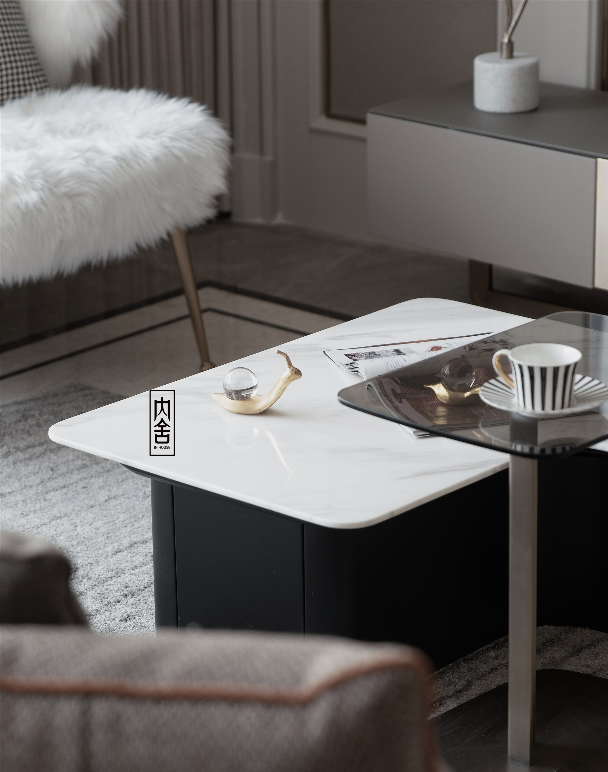 现代轻奢三室两厅设计丨申屠翰钰-15