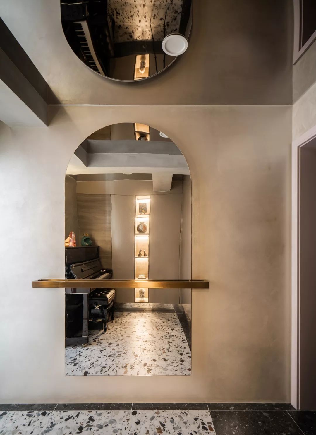 上海 140㎡弧形元素糖果配色家,乐活设计之典范-60