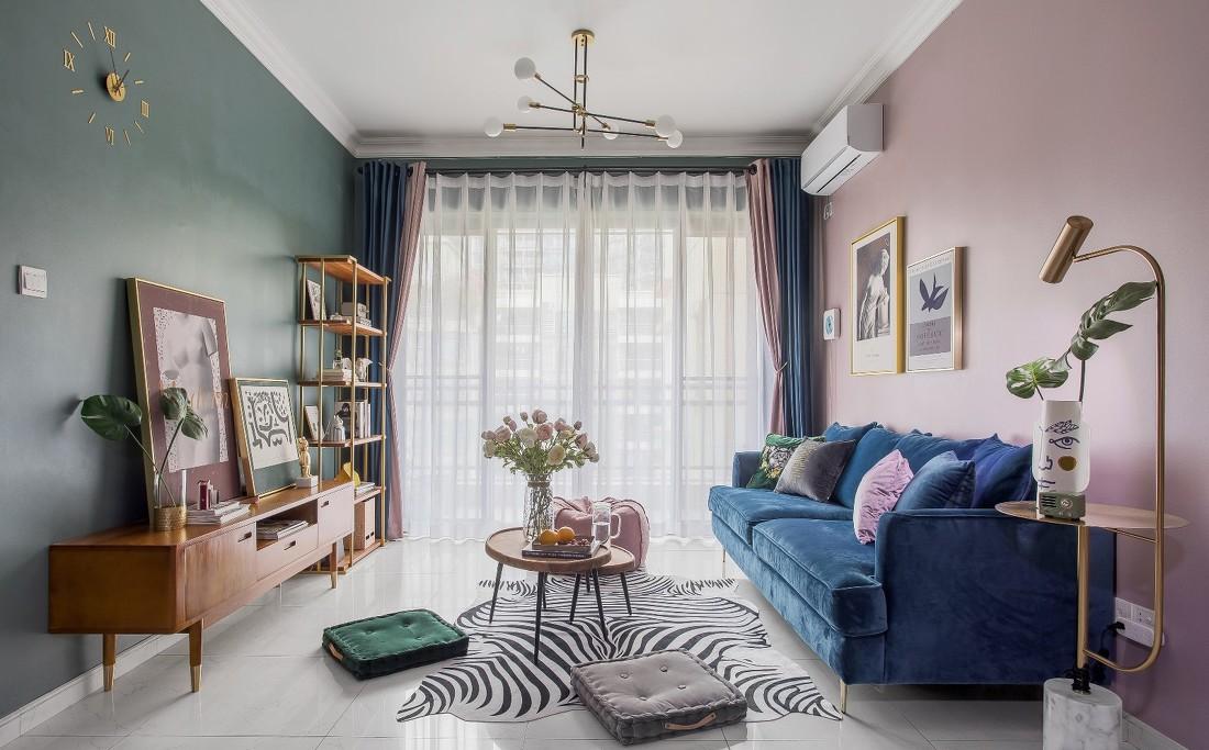 广州盈彩美居 78 平二手房翻新，打造超大厨房与个性空间-10