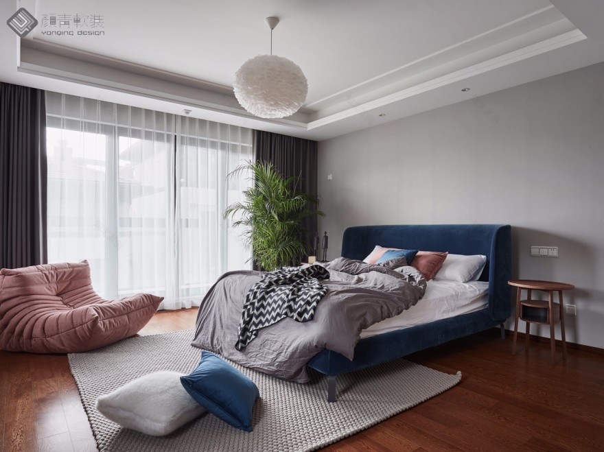 300㎡现代简约风别墅 辰佑&颜青软装-32