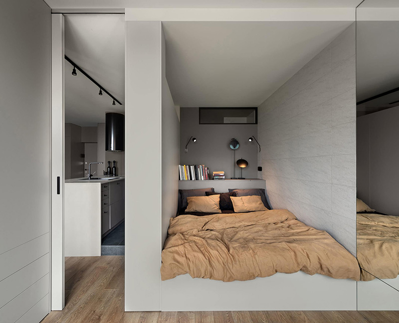 乌克兰基辅 43 平米紧凑型时尚公寓设计-10