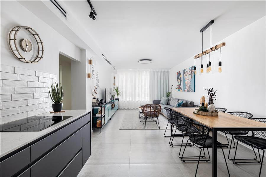 טובי כהן | עיצוב פנים דירה 5 חדרים בגבעתיים - PICKINTERI-11