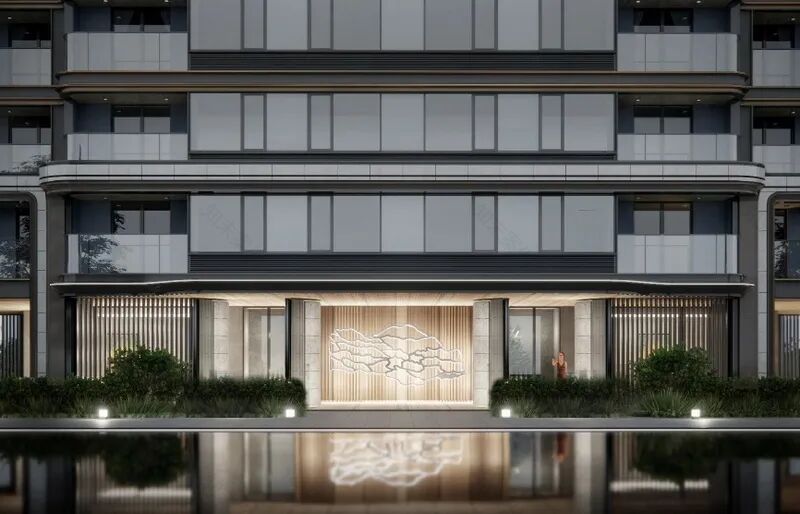 绿城超薄立面,曲线融古韵-20