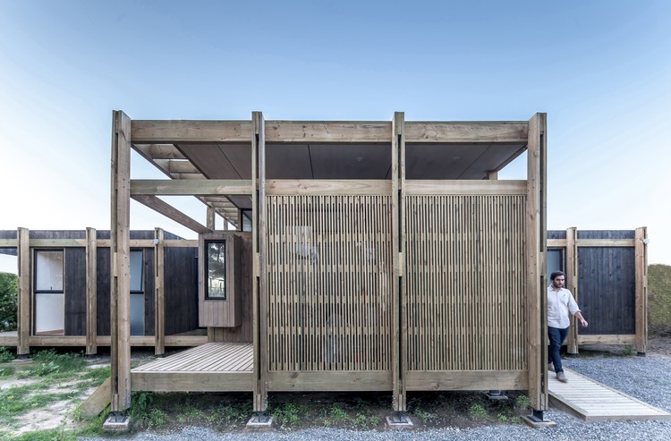 智利湖畔木质住宅 结构与空间巧妙融合-32