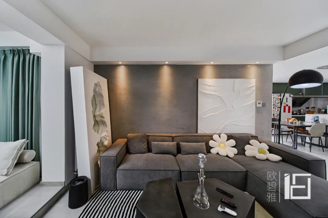 现代简约风 98 平米二居室改造丨胡晓威-22