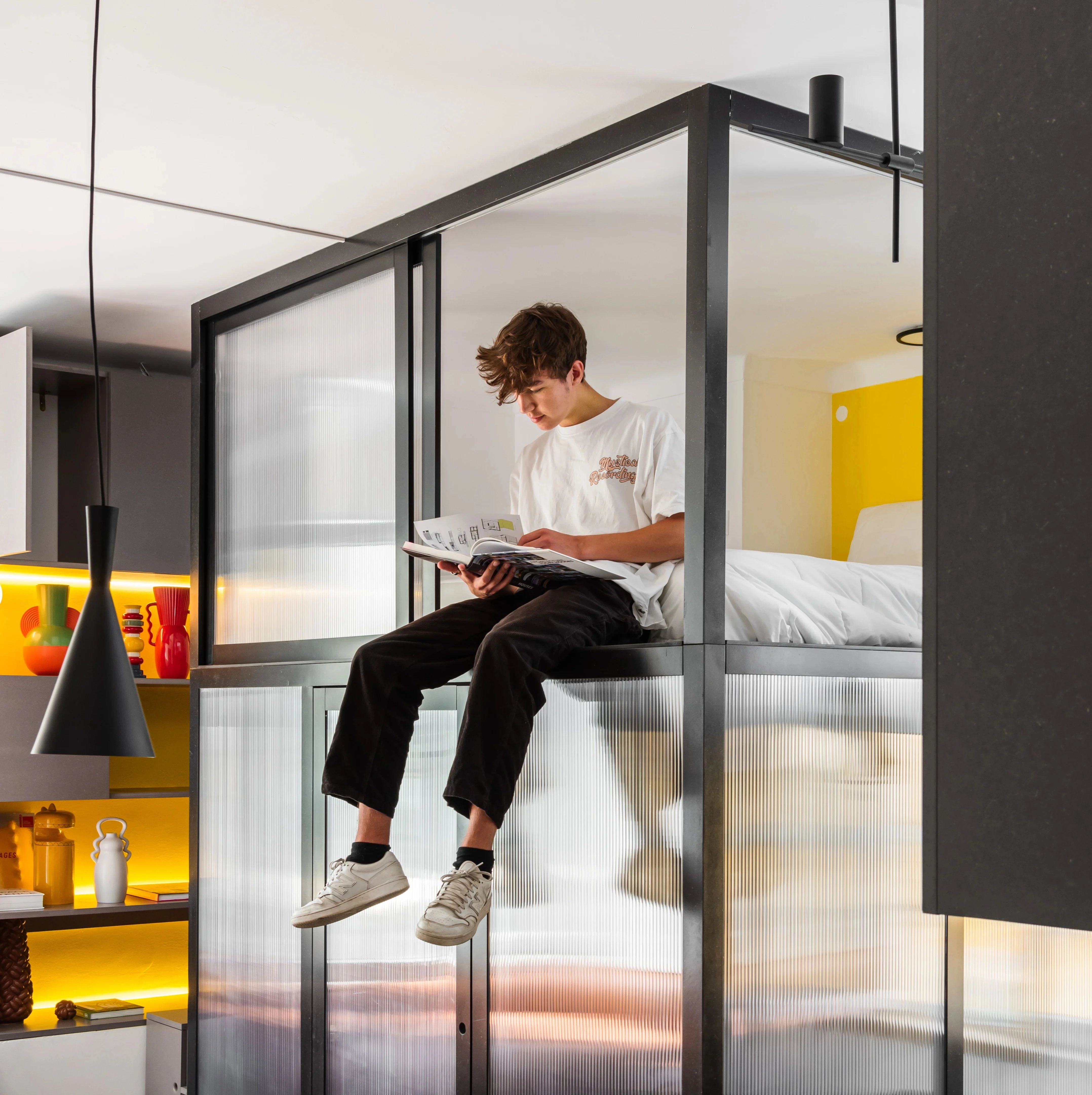 葡萄牙波尔蒂芒 32㎡一居室公寓设计丨Studio Arte architecture  design-33