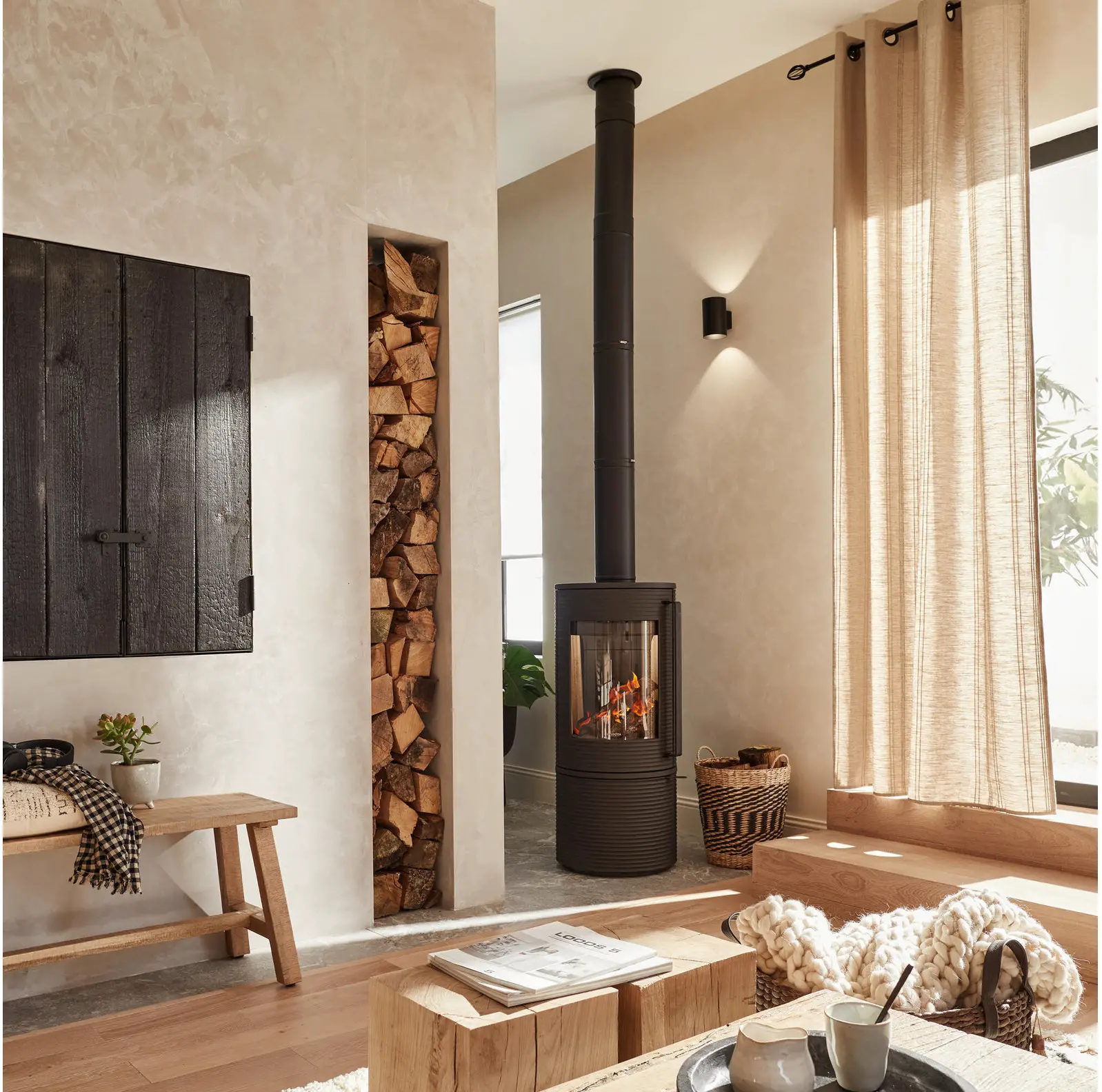 混搭风格客厅与餐厅设计-2