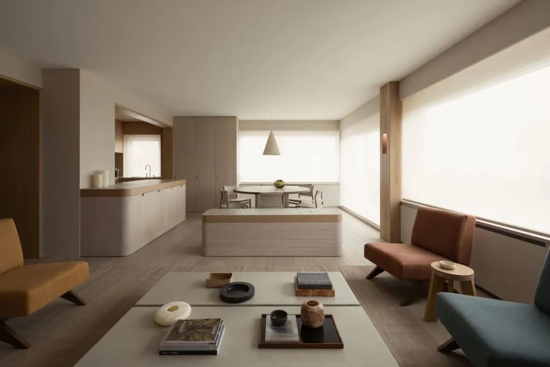 原木极简风四居丨比利时丨比利时建筑工作室Decancq Vercruysse-12