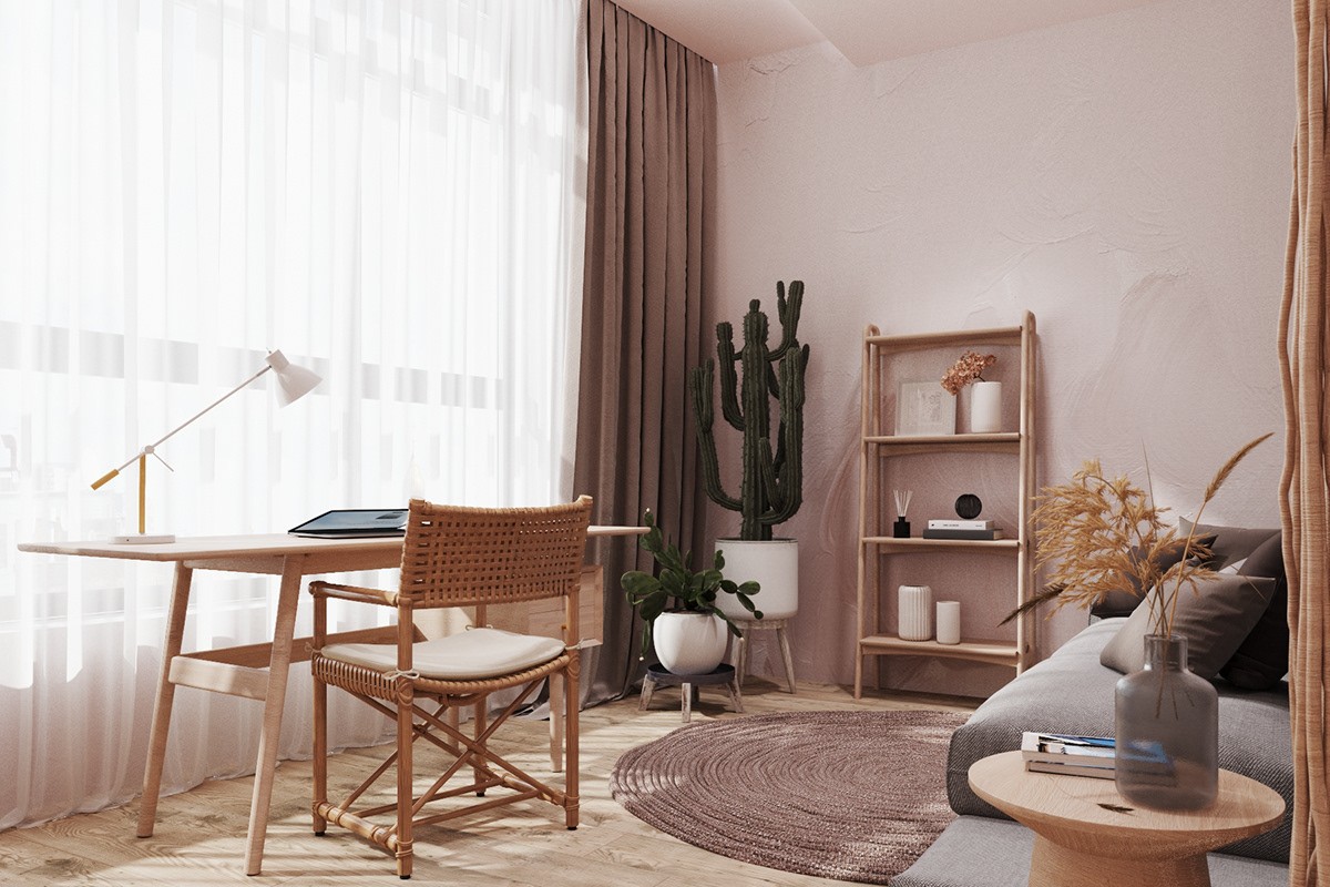 110m2空间设计--自然元素，温馨又高级！-12