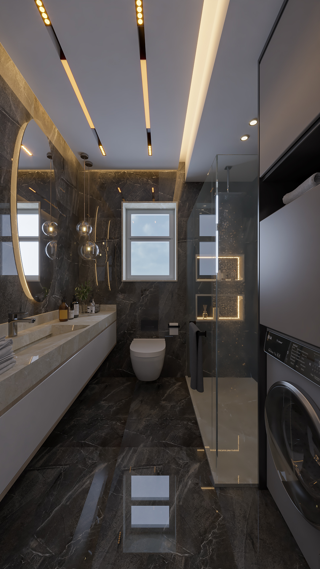 Modern Apartment Design at Smouha, Alexandria-23