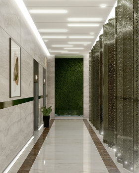 Lobby design in New York