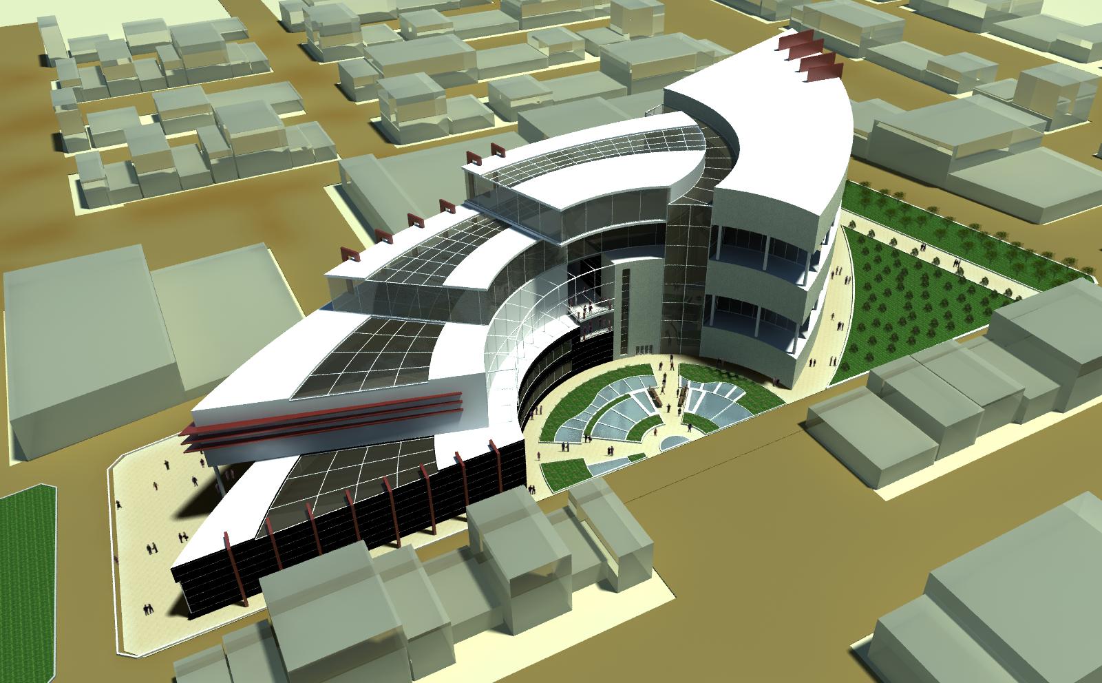 平面设计中心商业与行政中心项目-28