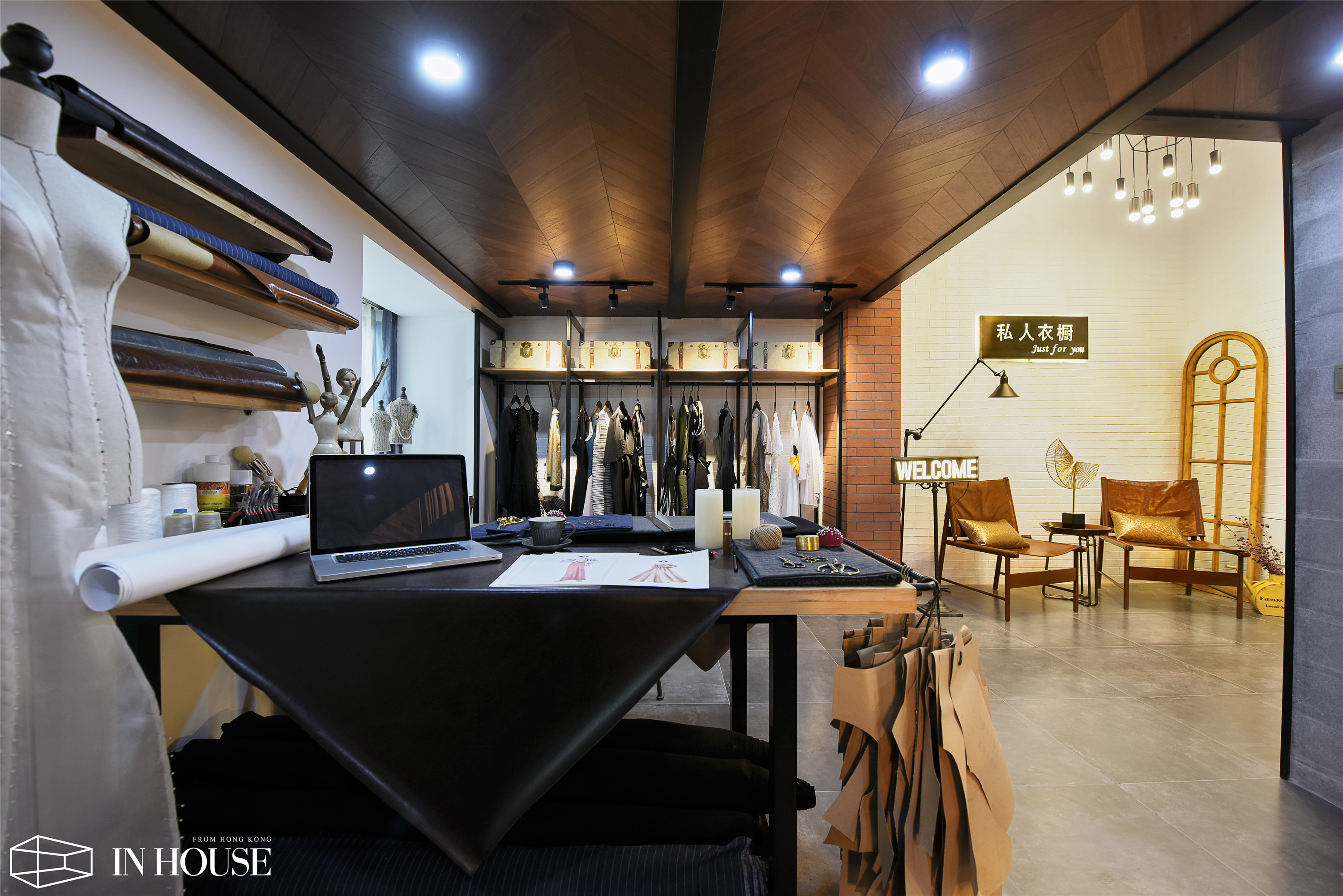 融创财富一号“私人衣橱”LOFT工业风公寓样板间设计——INHOUSE设计！-20