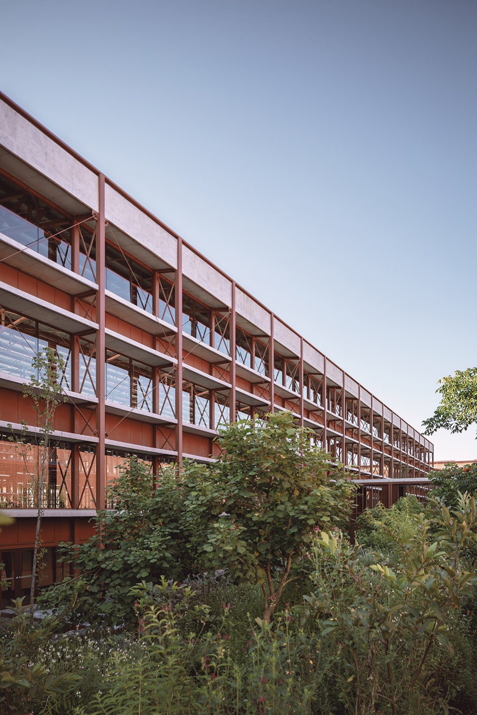 墨西哥 CBG 园区 | 钢筋混凝土与绿色花园的工业风范-5