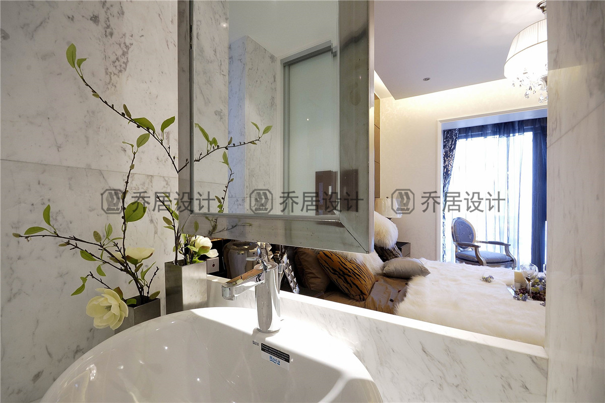 上海嘉定曹江公寓陆先生雅居简欧风格装修实景-13