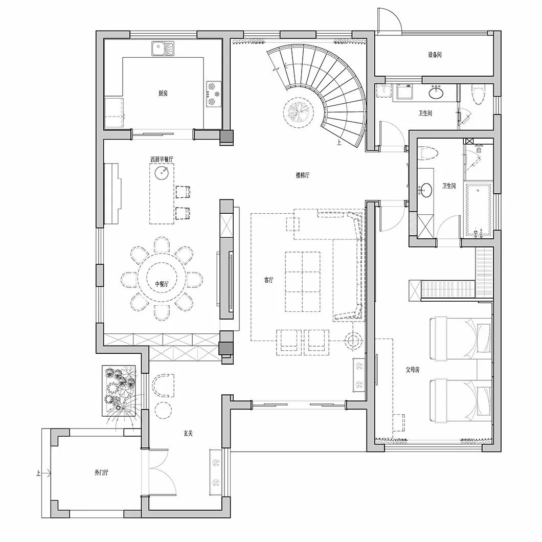 450㎡现代私宅,打造纯粹生活格调-36