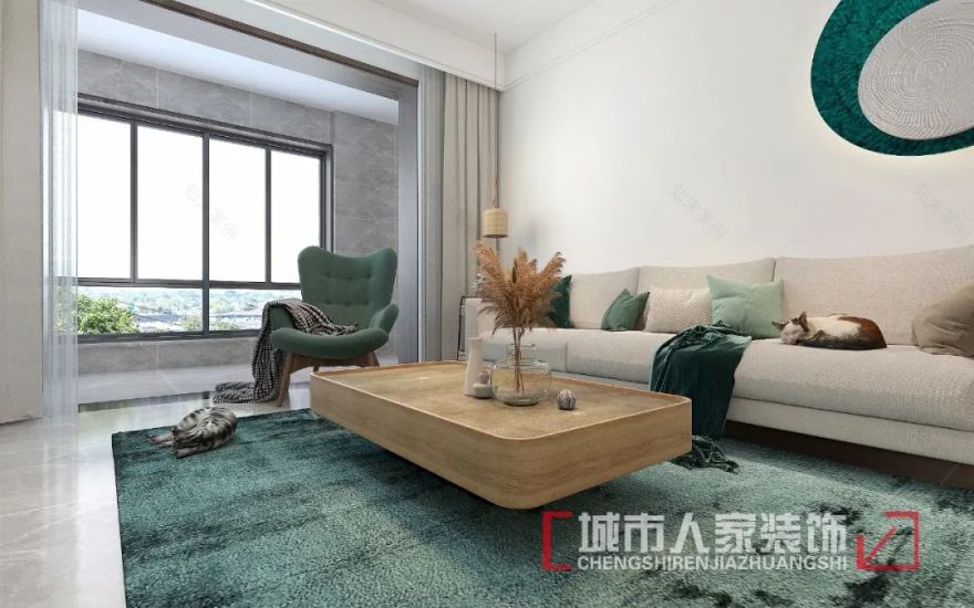 北欧风 136㎡艺术享受,简洁中见小心思-14