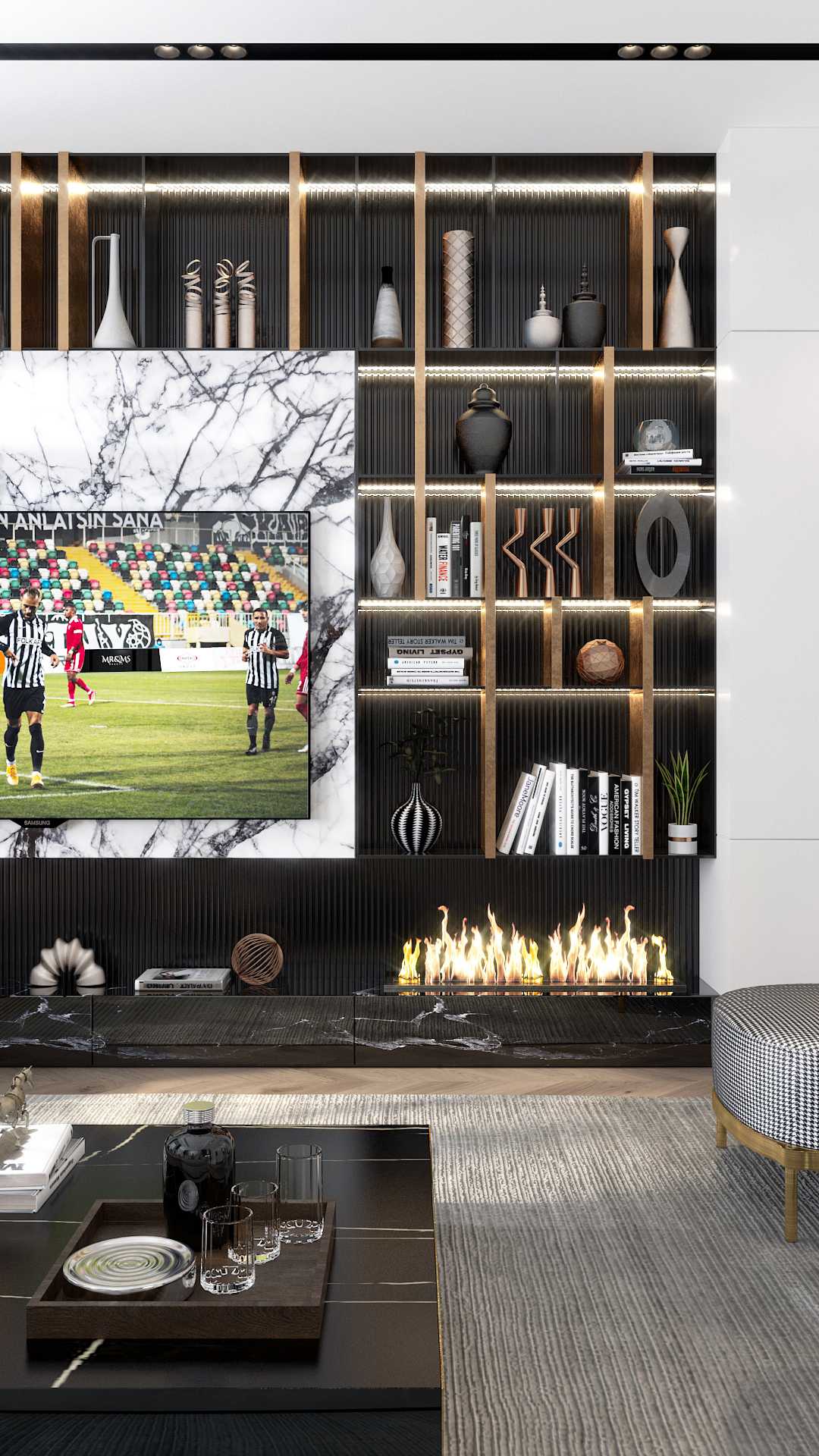 Black and white house-31