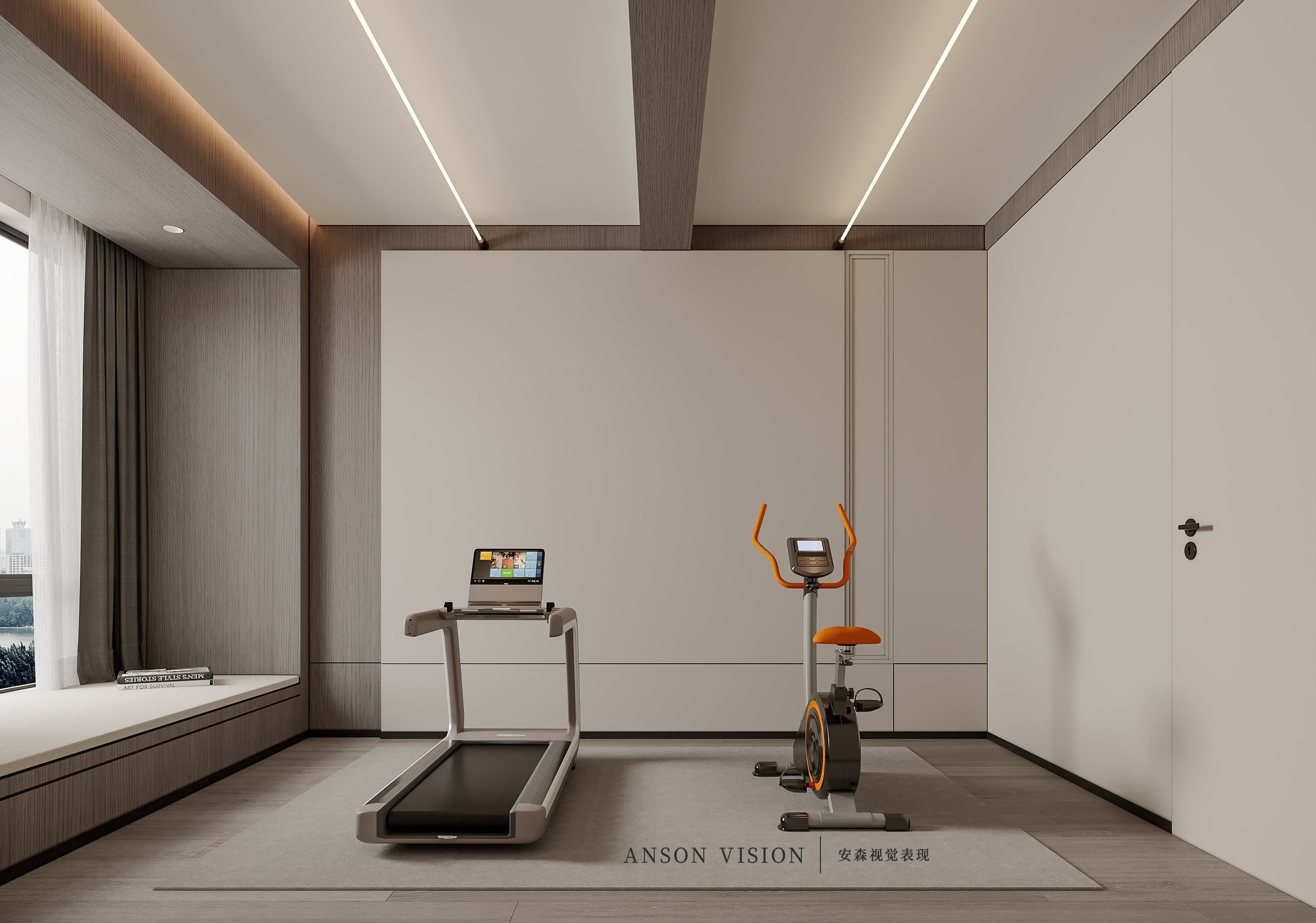 现代别墅多空间表现丨Ansonvision·蒙头睡-13