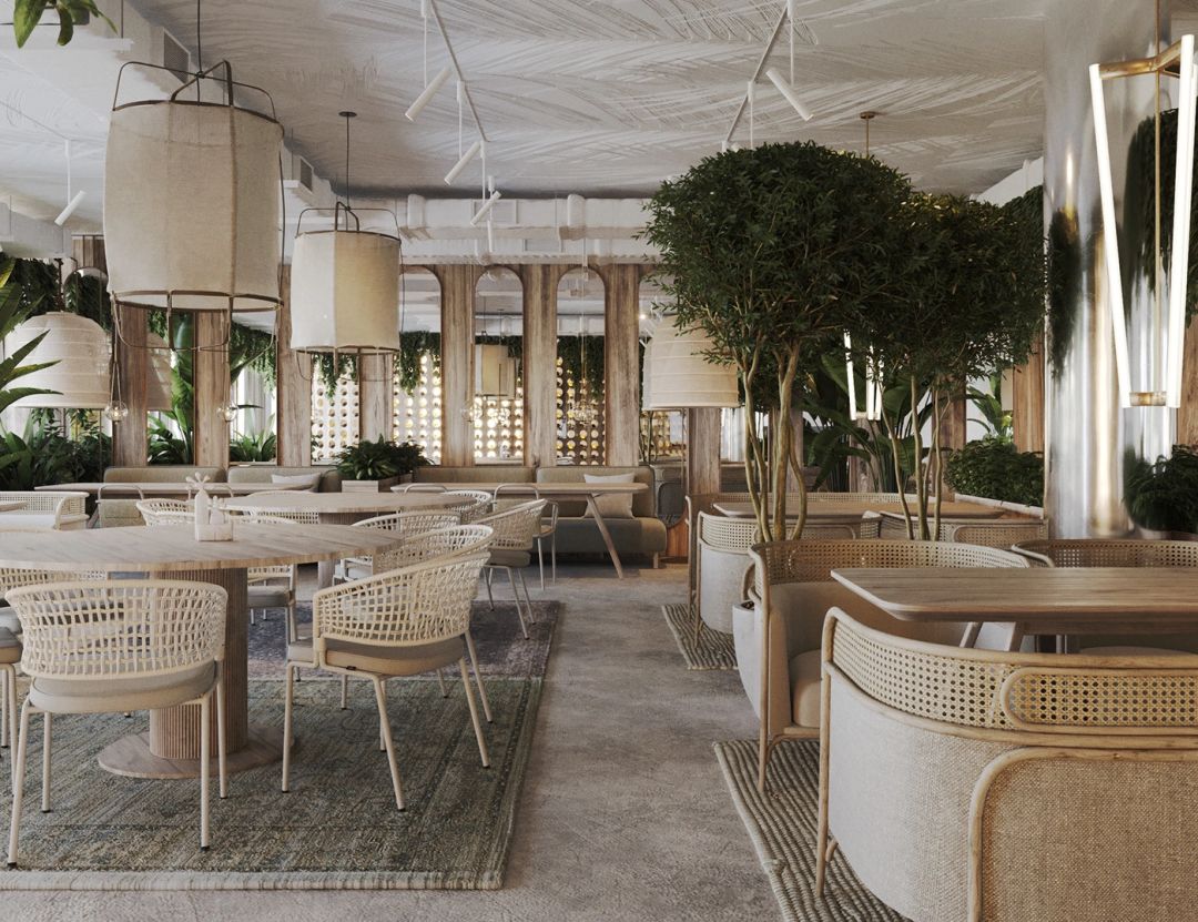 清晨柠檬水的温柔时光·西餐厅设计-14